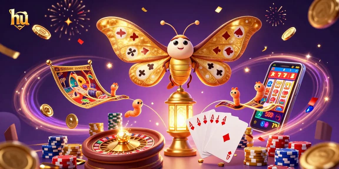 Experience thrilling casino adventures with hu, featuring festive elements and dynamic game excitement.