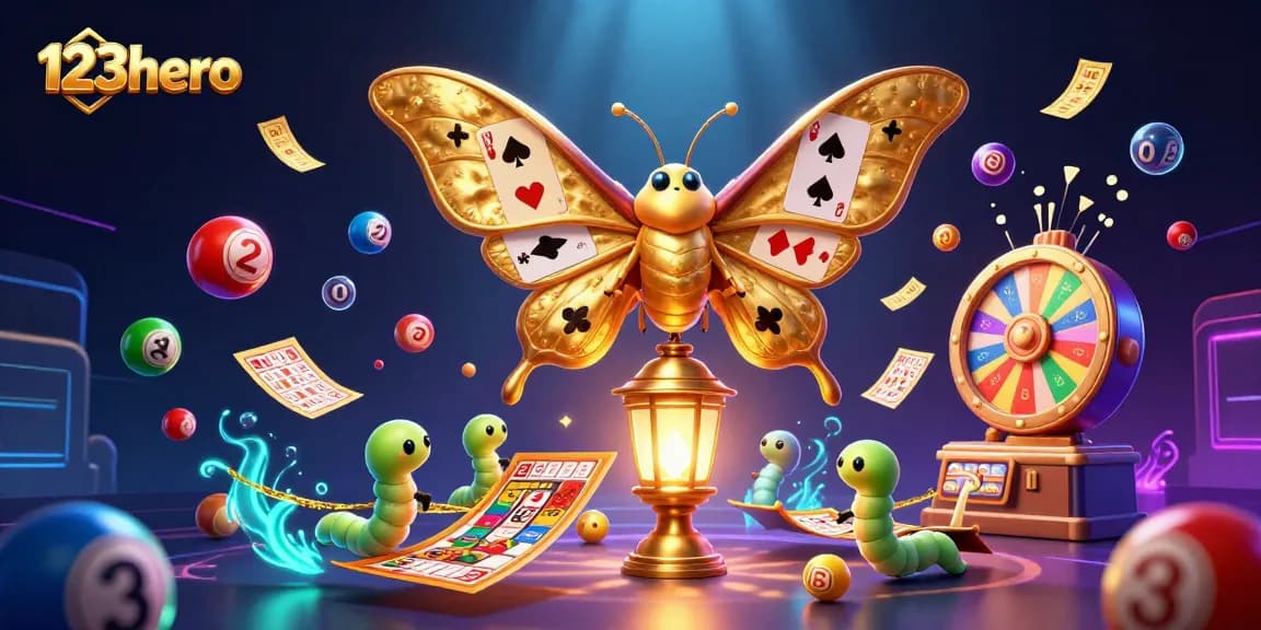 Engage with the 123hero casino world through vibrant illustrations of gaming elements and dynamic scenes.