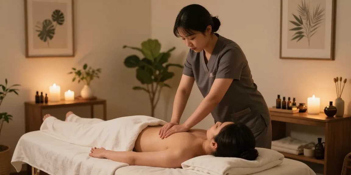 Expert 안양출장안마 service in a calming home environment with professional massage therapy.