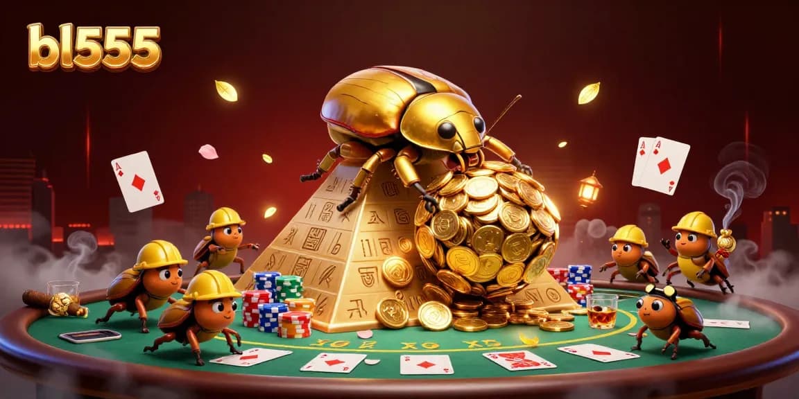 Experience thrilling gameplay at bl555 with engaging casino-themed characters in an exciting setup.