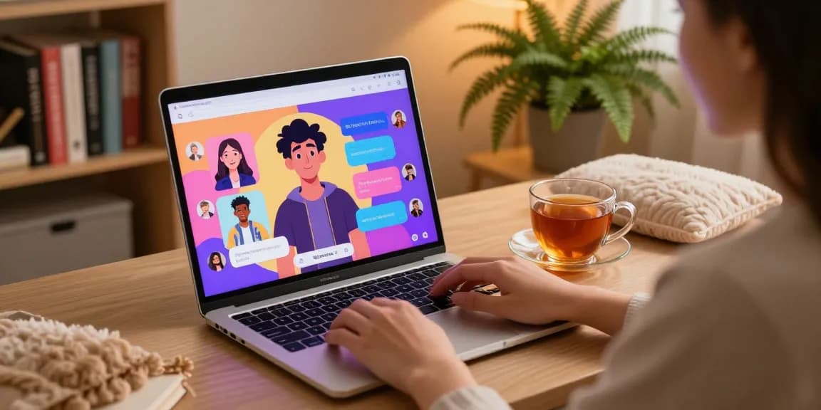 Engaging in NSFW AI chat with interactive characters in a cozy setting, showcasing the unique experience of ai chat nsfw.