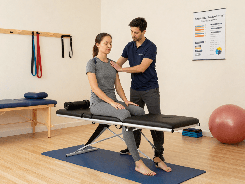 Mobile sports massage Sydney at a modern health clinic, featuring compassionate patient care and expert physiotherapy services.