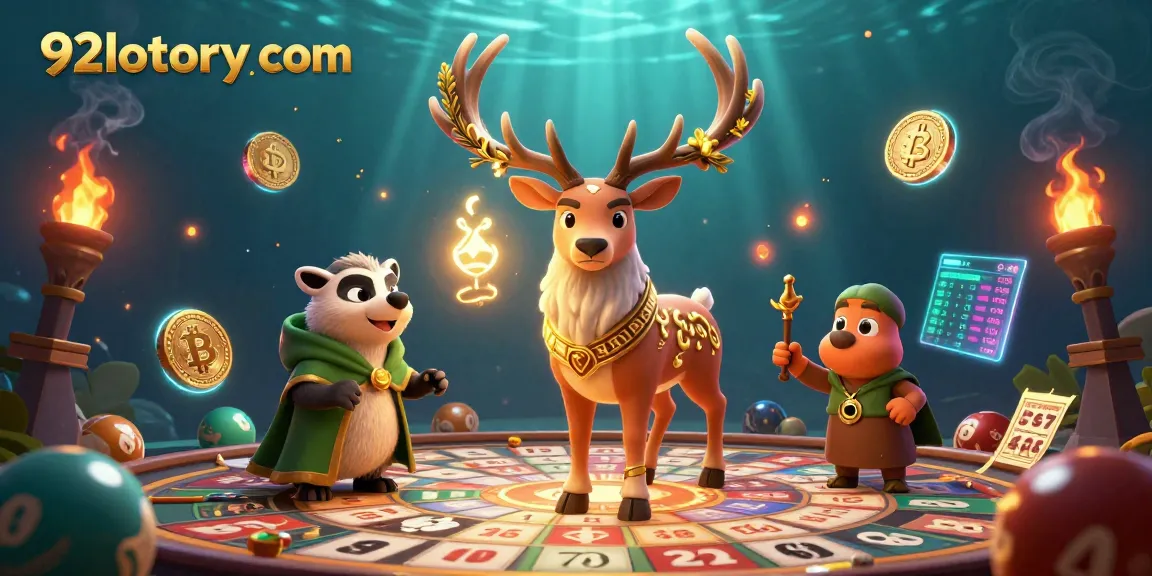 Engage in lottery excitement with 92lottery com featuring vibrant characters and dynamic elements.