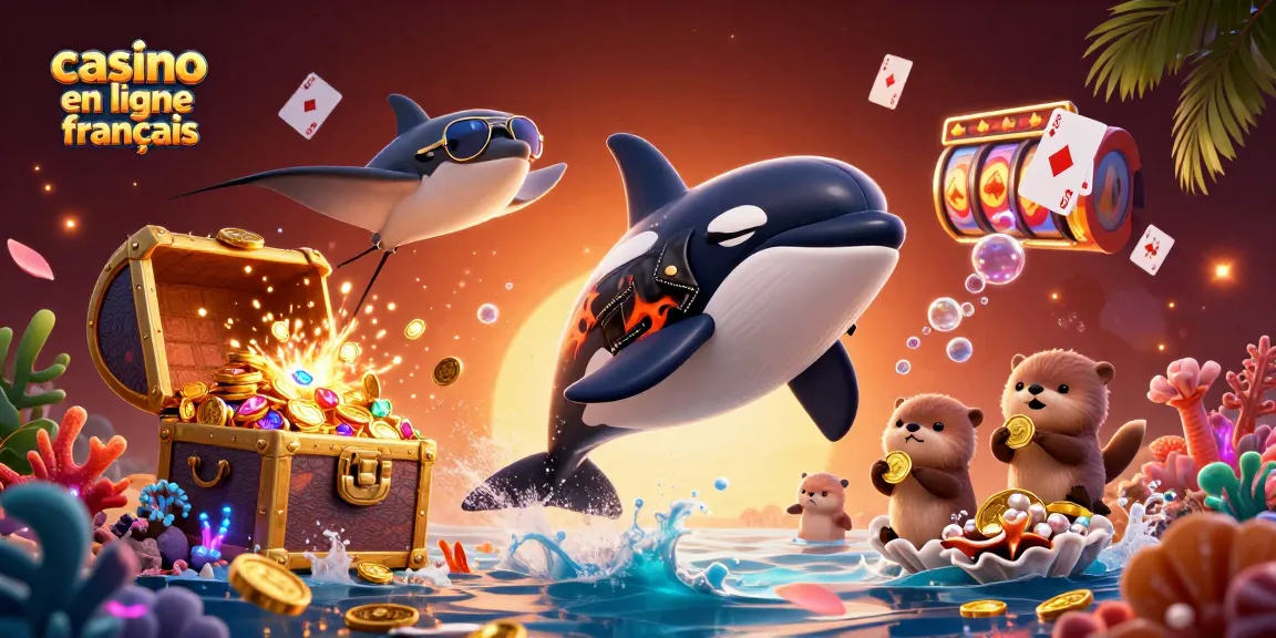 Profitez de l'expérience excitante du casino en ligne français avec des personnages animés et des éléments de jeu captivants.