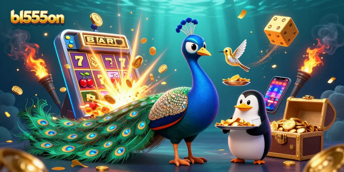 Experience thrilling gameplay at bl555on with vibrant casino icons and captivating characters.