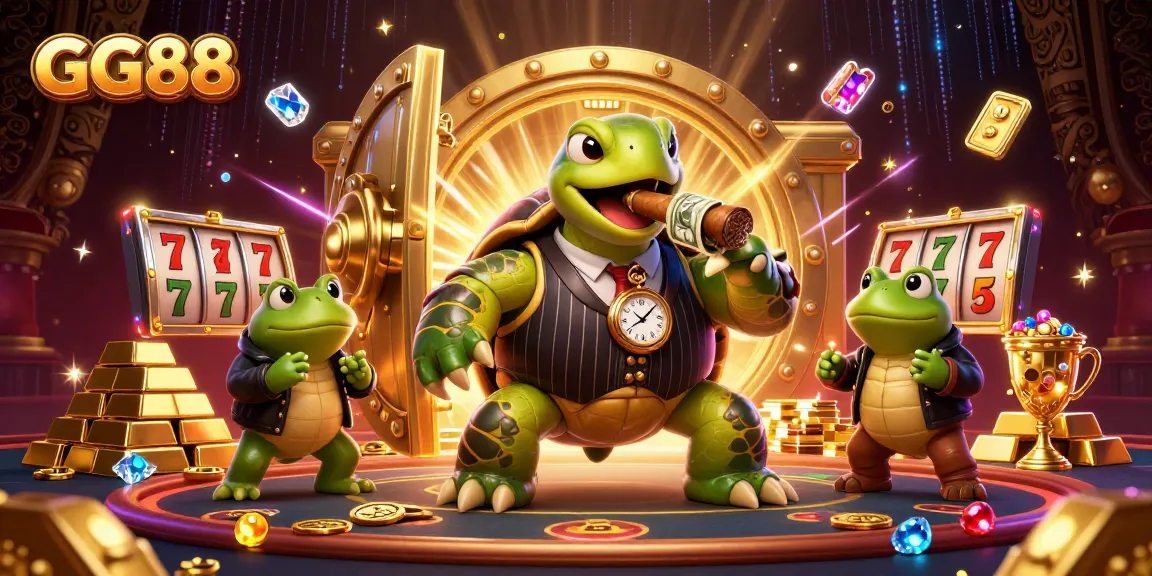 Experience exciting gaming adventures with GG88's vibrant underwater casino scene filled with treasures.