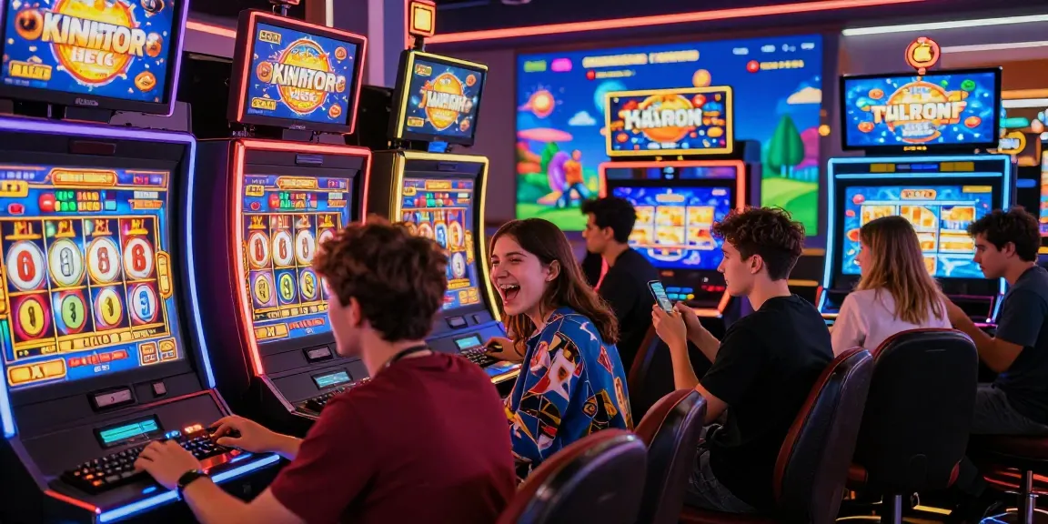 Dynamic online gaming scene showcasing slot gacor excitement and vibrant casino atmosphere.