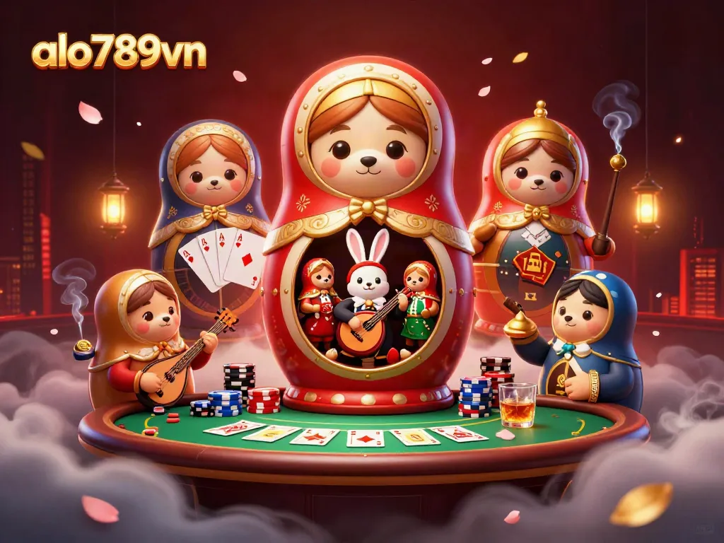Experience the vibrant action of alo789vn with casino characters and dynamic gaming elements.
