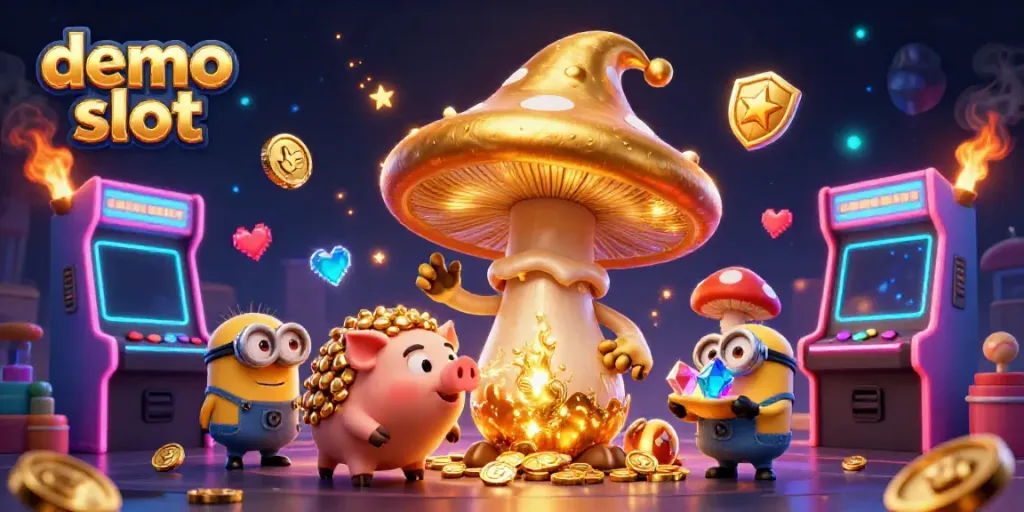 Bermain demo slot dengan penyihir dan babi harta karun dalam ilustrasi 3D yang memukau