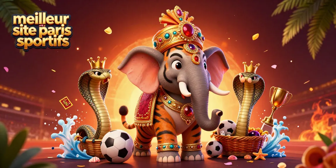 Visualisez les paris sportifs avec le meilleur site de paris sportifs au monde, symbolisé par un tigre maharaja.