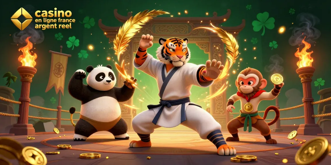 Jouer sur un casino en ligne argent réel en France avec des personnages animés qui illustrent l'expérience de jeu.