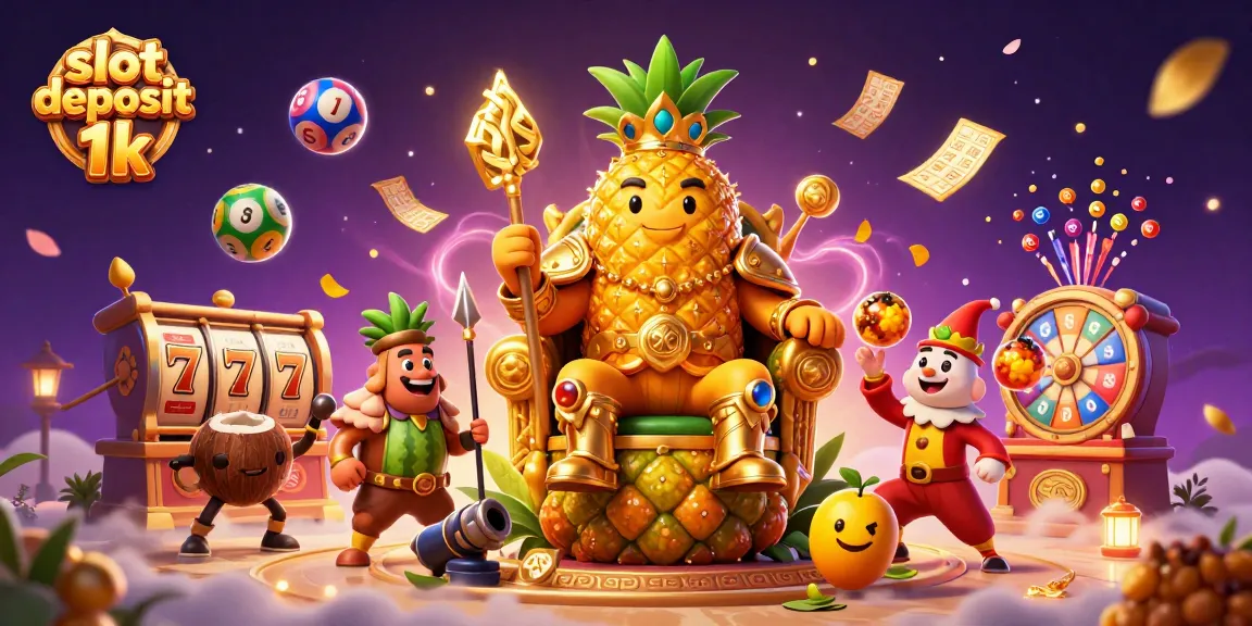 Engage with the exciting world of slot deposit 1k as vibrant casino elements come alive.