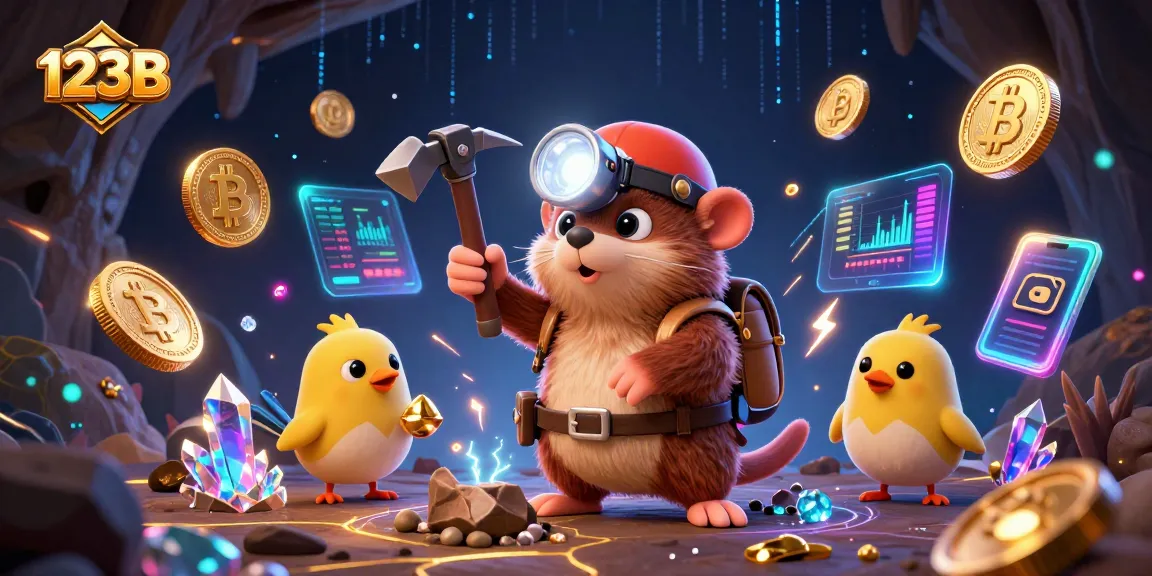 Engage with thrilling games at 123B's vibrant virtual casino experience, featuring iconic characters and cryptocurrency elements.