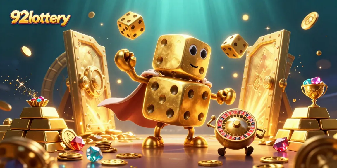 Engage with 92lottery's dynamic gaming scene filled with golden treasures and entertaining characters.