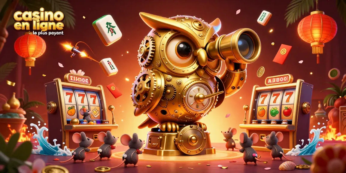 Jouez sur le casino en ligne le plus payant avec une image dynamique et colorée d'éléments de jeu.