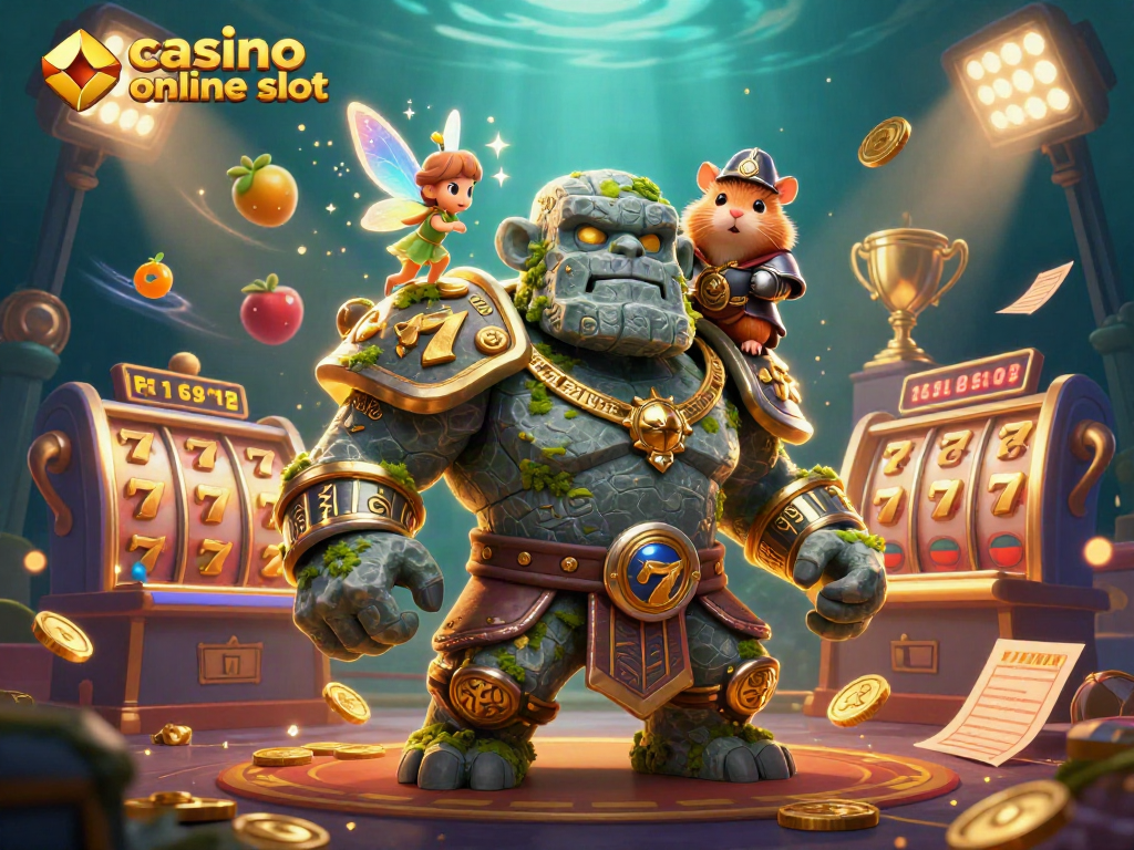 Experience thrilling casino online slot action in a vibrant 3D scene filled with magic.