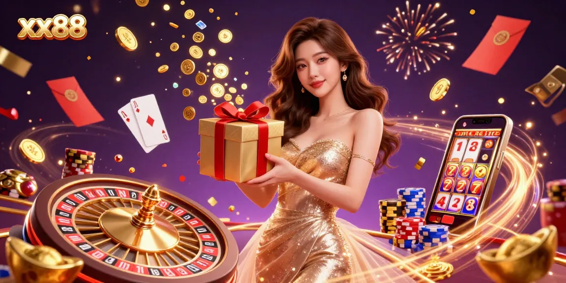 Experience the excitement at xx88 casino with dynamic games and festive elements.