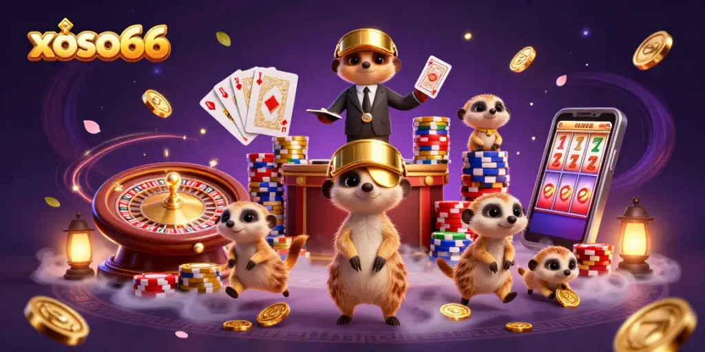 xoso66 casino meerkats engaging players with vibrant games and captivating visuals.