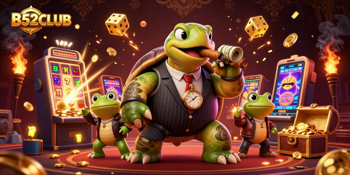 Experience thrilling jackpots at B52CLUB with vibrant gaming elements and dynamic characters.