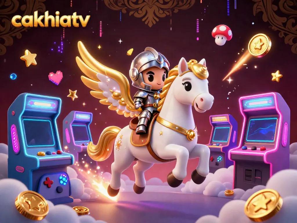 Experience high-definition live sports action with cakhiatv showcasing vibrant elements and themes of gaming and casino excitement.