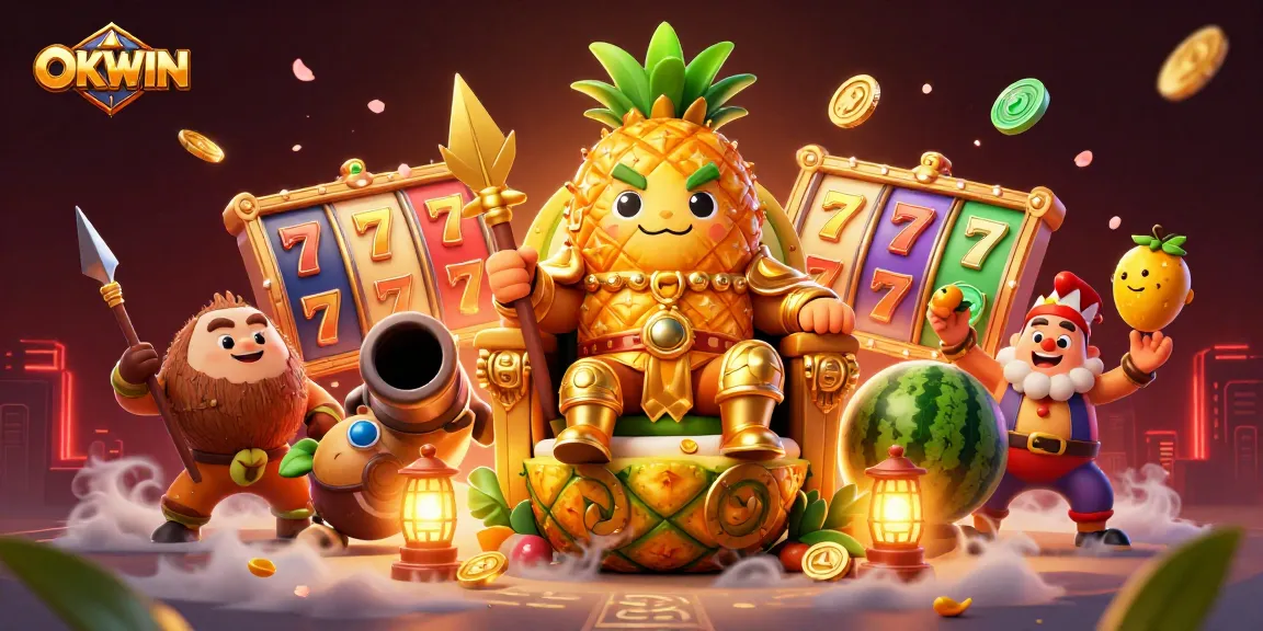 Win big with OKWIN in this vibrant casino kingdom full of exciting games and characters!