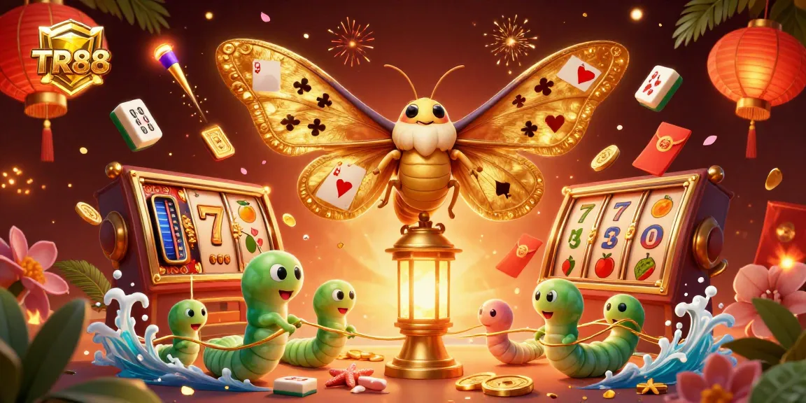 Experience thrilling slots and jackpot excitement at TR88 with vibrant 3D casino visuals.