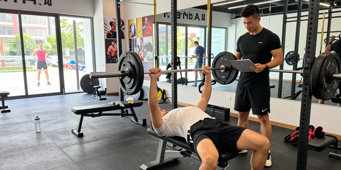 Astera Shop offers premium fitness products in a vibrant gym setting showcasing an athlete's dedication.