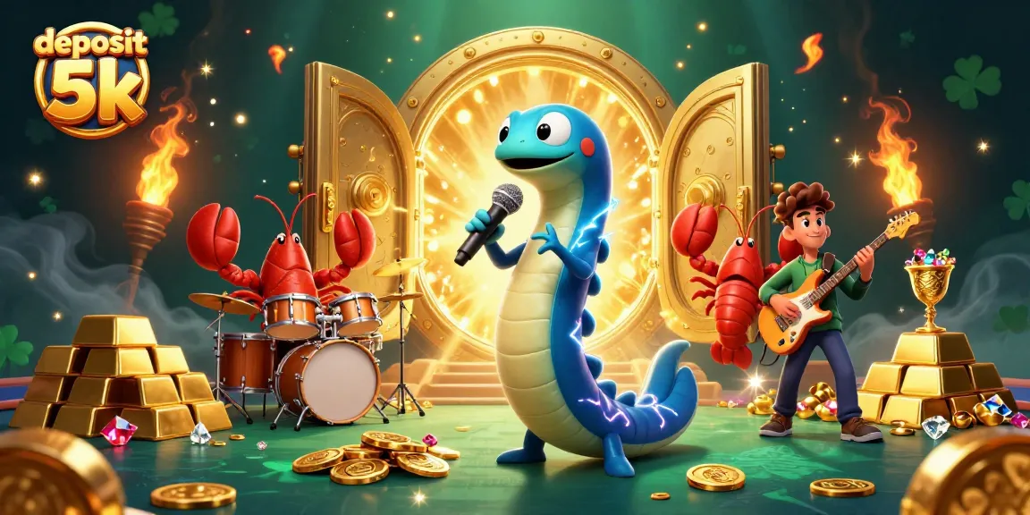 Win big with deposit 5k at the underwater casino, featuring lively characters and riches!