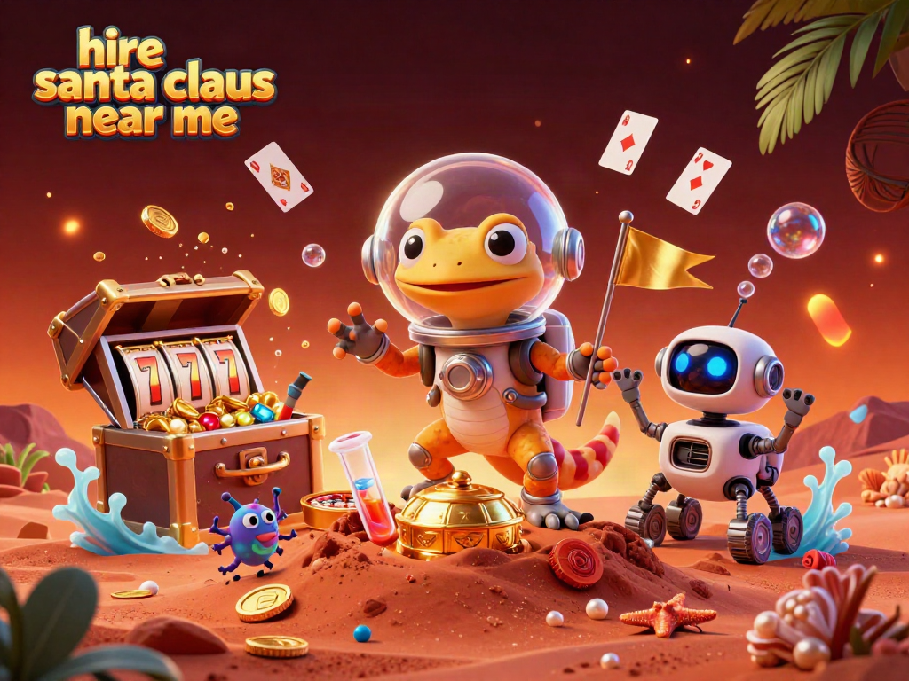 Engage in festive fun by hiring Santa Claus near me while experiencing thrilling casino games.
