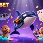 Engage in thrilling gameplay at QQ888BET with 3D characters surrounded by dynamic casino elements.