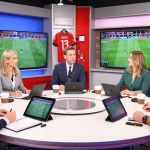 Dynamic sports analysis studio capturing kooralive excitement.