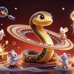 Engage in excitement at xn88's cosmic casino with a vibrant 3D illustration of a roulette wheel made of Saturn rings.
