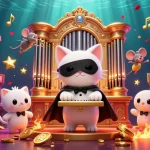Illustrez le meilleur casino en ligne France avec une scène dynamique et des éléments de jeu captivants.
