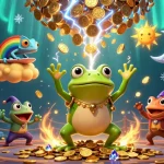 Jouez avec sécurité au casino en ligne paysafecard, des pièces d'or et des personnages animés.