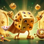 Miser des paris sportifs avec une limite maximale sur un bookmaker dédié, illustré par des dés dorés et des trésors.