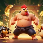 Engage in thrilling action at instant payout casinos online with powerful characters in a dynamic scene.