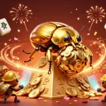 Découvrez l'univers des casinos en crypto avec cette illustration vibrante des insectes et symboles de jeu.