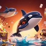 Profitez de l'expérience excitante du casino en ligne français avec des personnages animés et des éléments de jeu captivants.