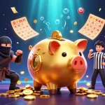 88vv features dynamic cartoon characters enjoying a thrilling lottery atmosphere filled with vibrant elements.